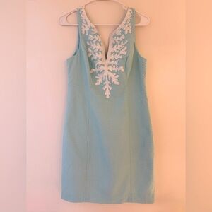 Lilly Pulitzer blue dress. Size 4